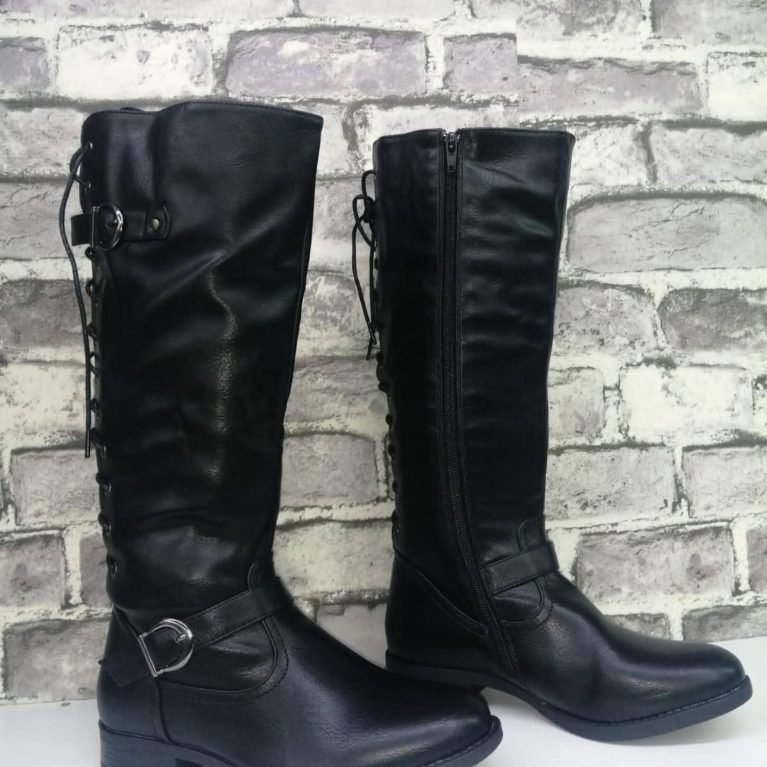 B149 black long boots