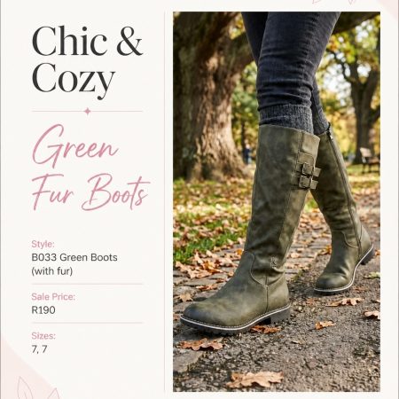 B033 green boots