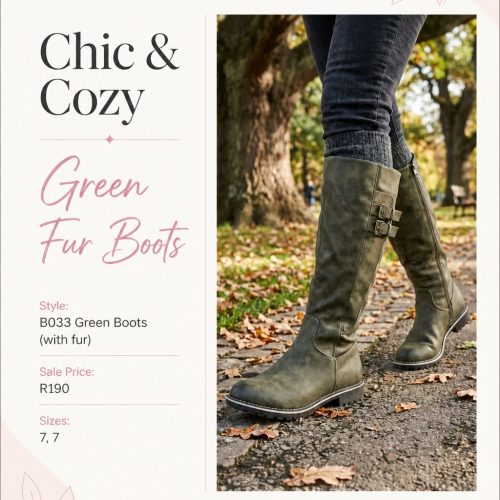 B033 green boots