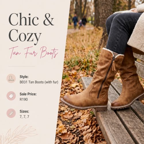 B031 tan boots