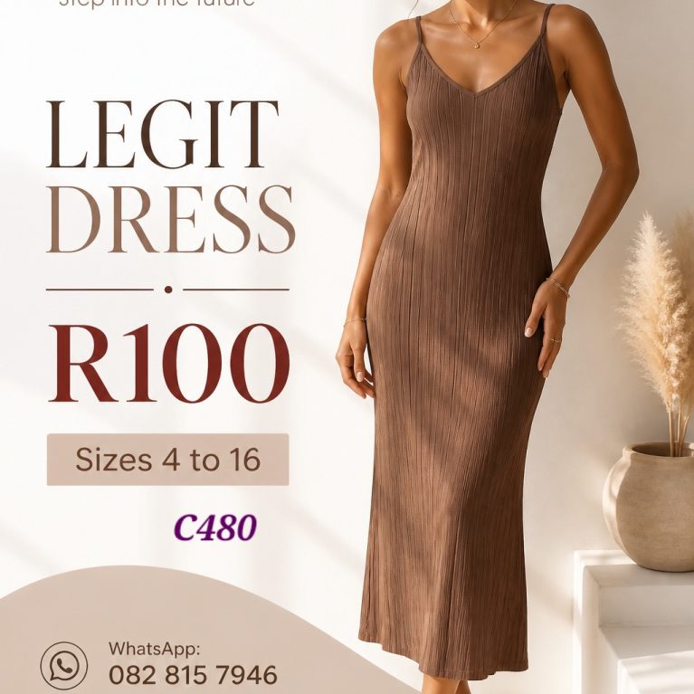 C480 brown dress