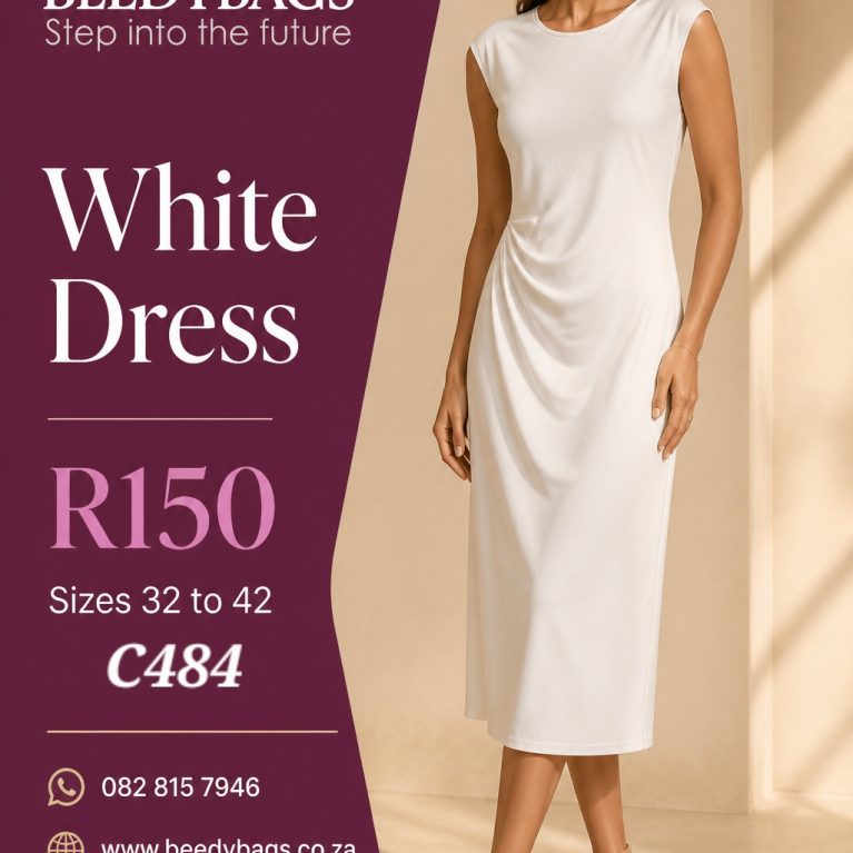 C484 white dress
