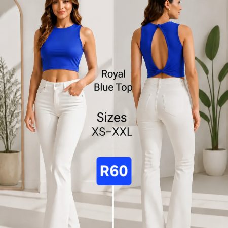 C491 royal blue top