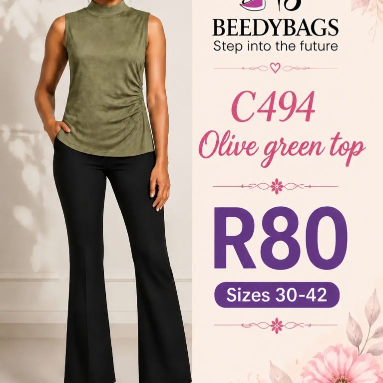 C494 olive green top